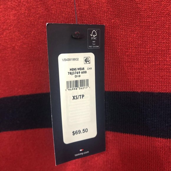 XS S M L XXL Tommy Hilfiger 78J3769 600 Sweater NWT - Picture 4 of 4